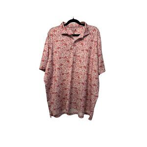 Men’s Johnnie-O Performance Polo | Gameday Print | XXL | EUC